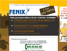 Tablet Screenshot of fenixponyexpress.com